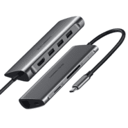 USB type-C to HDMI/Hub USB 3.0/SD/TF/Lan Gigabit chính hãng Ugreen (50538)
